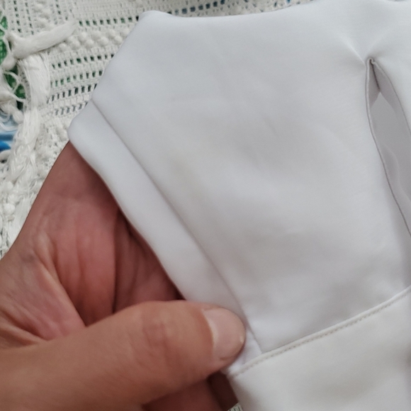 Vintage white button down shirt with embroidery - Picture 14 of 14